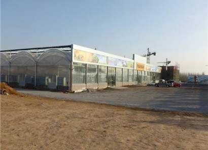 日照五蓮花卉市場施工