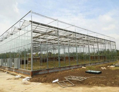 智能溫室玻璃安裝